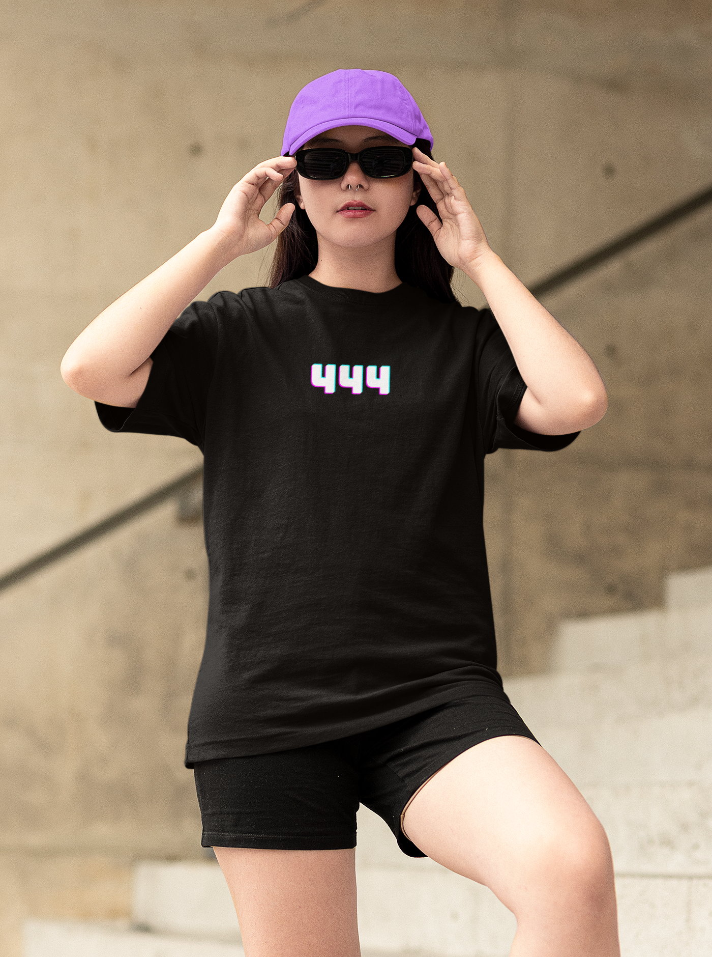 444 Unisex Oversized T-Shirt